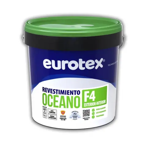 Imagen EUROTEX REVESTIMIENTO ACRILICO LISO OCANO F4 AMH 14L