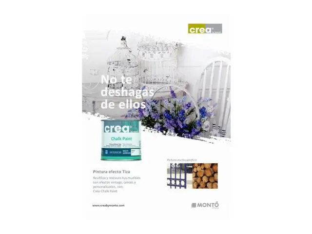 Imagen CREA CHALK PAINT GRIS GABARDINA 500ML    3
