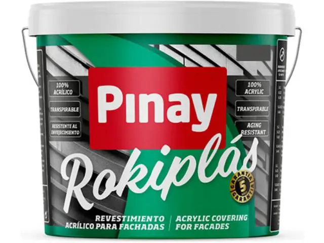 Imagen PINAY ROKIPLAS LISO GRIS 5 KG