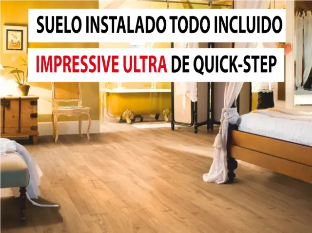 Imagen TARIMA IMPRESSIVE ULTRA DE QUICK-STEP TODO INCLUIDO