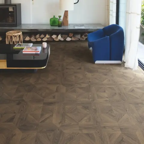 Imagen Q ST IMPRESSIVE PATTERNS-ROBLE ROYAL MARRN OSCURO IPA4145 2