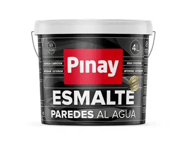 Imagen PINAY ESMALTE AL AGUA MATE PAREDES BASE TR 0.750LT