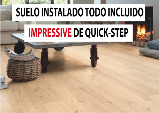 Imagen TARIMA IMPRESSIVE DE QUICK-STEP TODO INCLUIDO