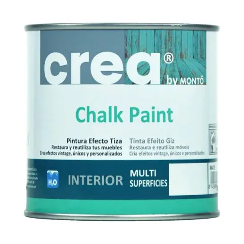Imagen CREA CHALK PAINT GRIS GABARDINA 500ML   