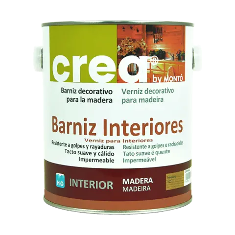 Imagen CREA BARNIZ INTERIOR BRILLO ROBLE 500ML 